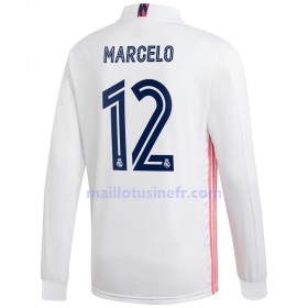 Maillot de Foot Real Madrid Marcelo 12 Domicile 2020-21 Manches Longues